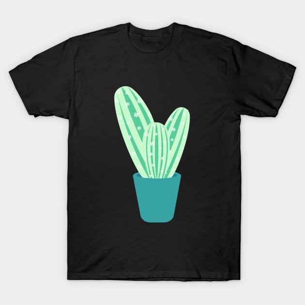 Green cactus T-Shirt by Itsme Dyna